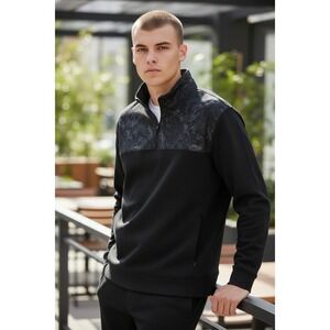 MTA Sport Mens XXXL‎ Quarter Zip Long Sleeve ActiveWear Top